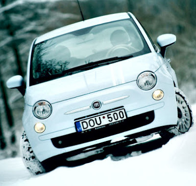 New Fiat 500 wet and cold