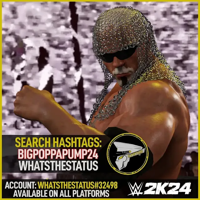 WWE 2K24 Big Poppa Pump Scott Steiner Model (CAW)