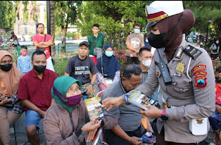 Polisi Cilik Polres Sukoharjo Tampil Menghibur Masyarakat di CFD Alun-alun Satya Negara