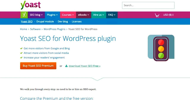 Yoast SEO-Free blogging tool for traffic bloggingradar