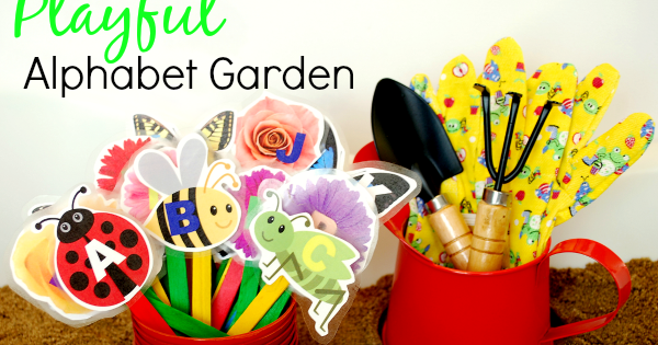 Toodler Kids: Playful Alphabet Garden with Free Printable