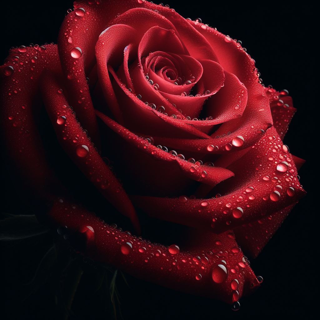 صورة وردة حمرا للفيسبوك