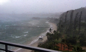 Le cyclone Niran