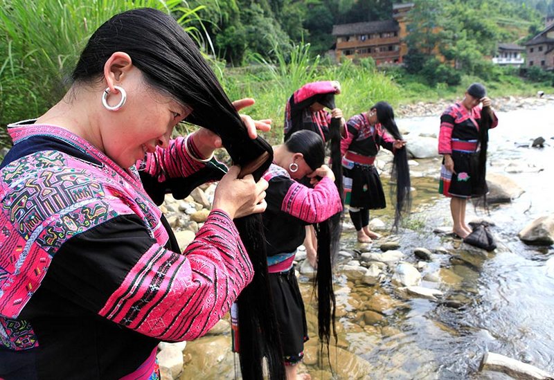 china long hair village, long chinese hair, yao women, yao women hair, hair village, huangluo yao village hair, huangluo village, huangluo, women with long hair, long hair village, chinese long hair