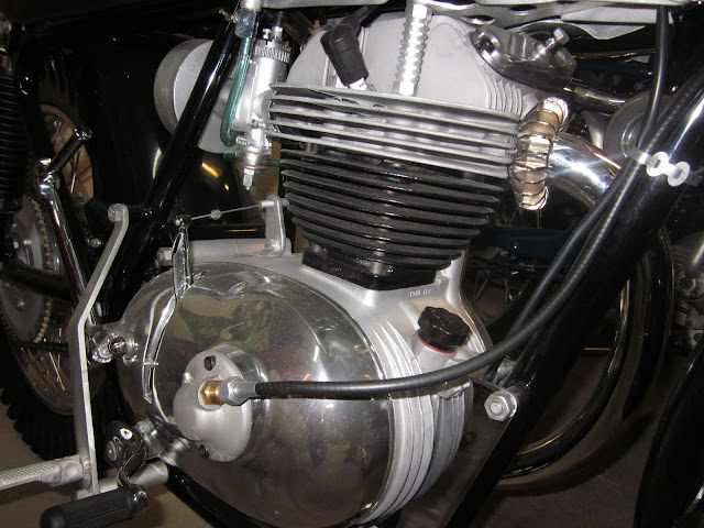 1963 Moto Parilla Wildcat Scrambler on Display at Vintage Moto Denver, Co