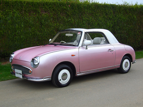 The Nissan Figaro is a small retro car manufactured by Nissan