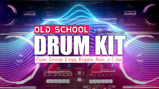 Old School Drum Kit | 2pac Snoop Dogg, Biggie, Nas, J Cole | Samples Pack