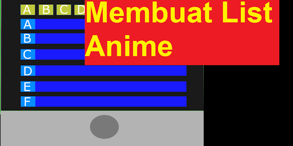 Membuat List Anime Responsive untuk Blogger