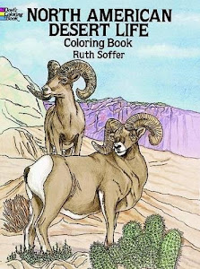 North American Desert Life Coloring Book