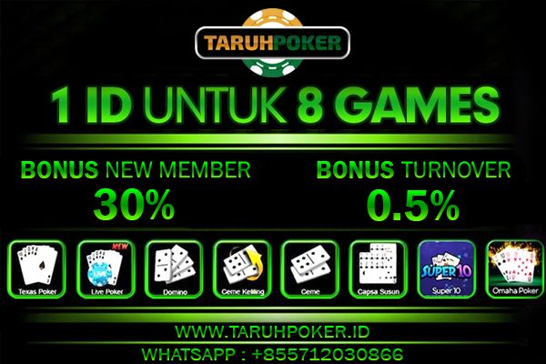TaruhPoker Situs Agen Poker Deposit 10rb Bank BNI
