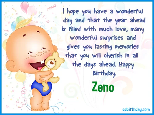 Zeno Happy birthday