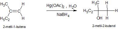 Reaksi oksimerkurasi demerkurasi, Reaksi pembuatan alkohol