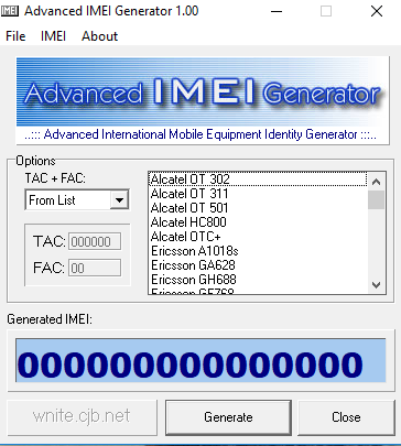 Advance IMEI Generator