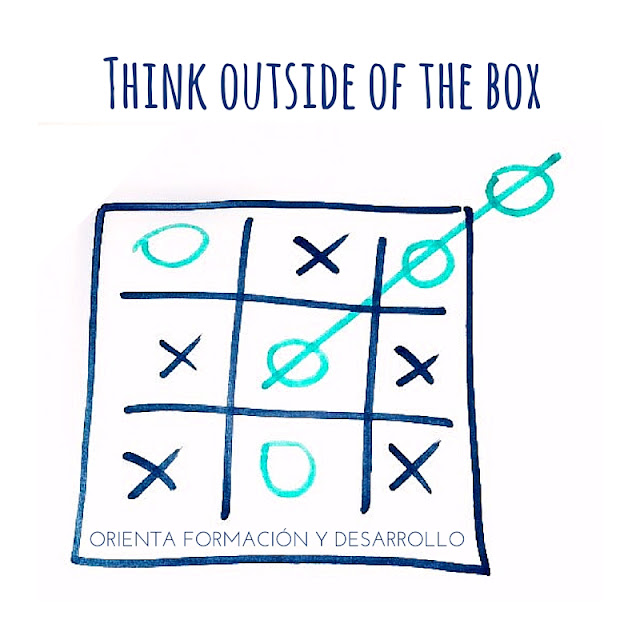 creatividad. think outside of the box