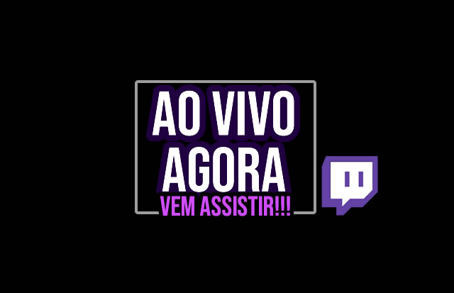 Estou ao vivo agora no Twitch! Venha assistir e conversar!