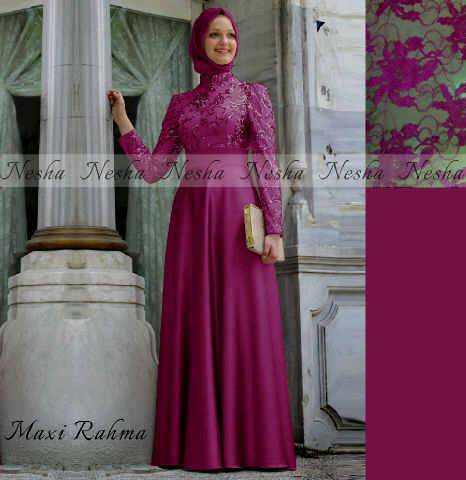 15+ Contoh Model Baju Muslim Brokat Terbaru 2017