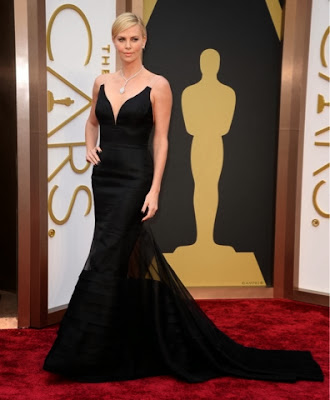 Charlize Theron Dior Best Dressed 86th Academy Awards