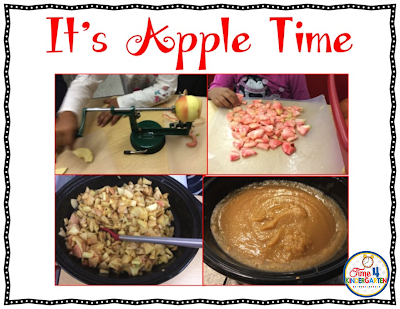 apple, torn paper art, kindergarten art, crockpot applesauce