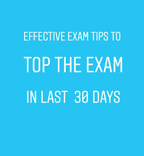 Effective Exam Tips to Top The Exam In 30 days 