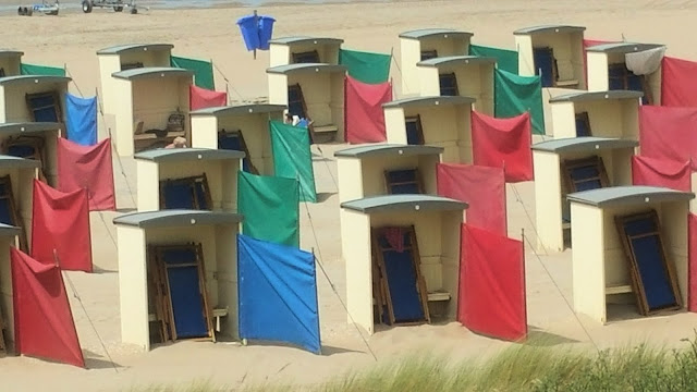 De Katwijkse strandcabines