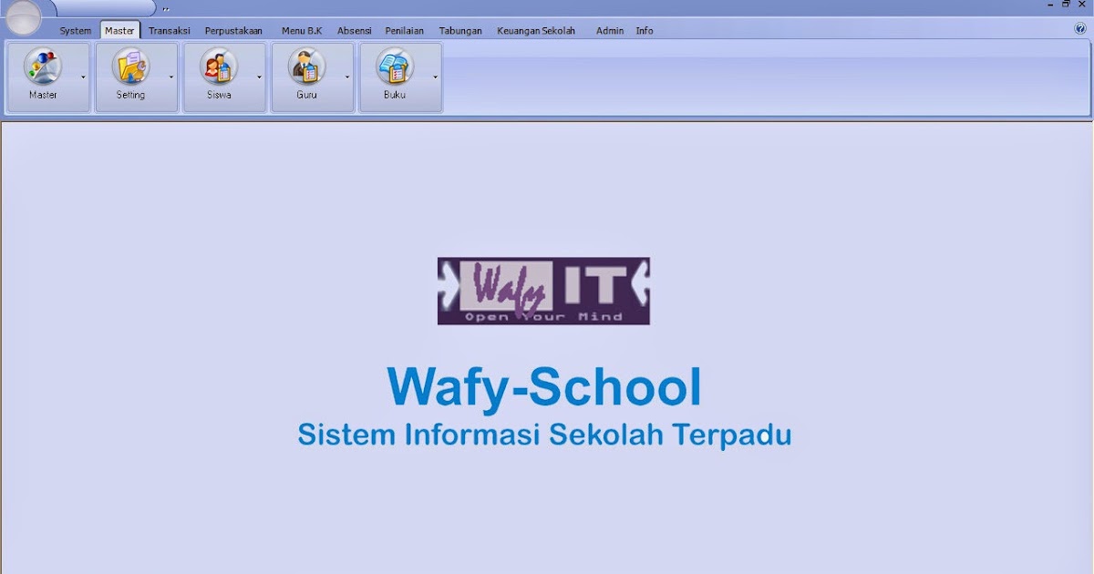 Market Software Murah: Wafy School - Sistem Informasi 