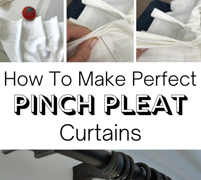 How to Make Perfect Pinch Pleat Curtains With A Return