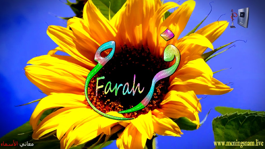 معنى اسم, فرح, وصفات, حاملة, هذا الاسم, Farah,