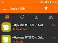 BBM Orange Dark Inovation V4 Base  APK  Versi Terbaru