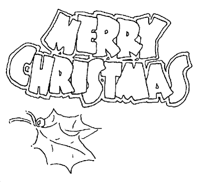 Coloring Pages Merry Christmas 