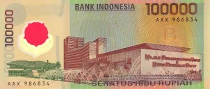 100.000 Rupiah 1999 Uang Plastik (Emisi 1999)