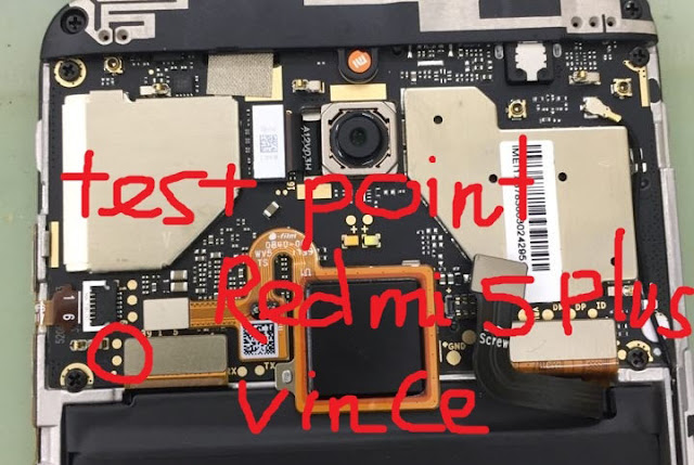  Seperti yang telah kita ketahui bersama Inilah letak Test Point pada Xiaomi Redmi 5 Plus (Vince)