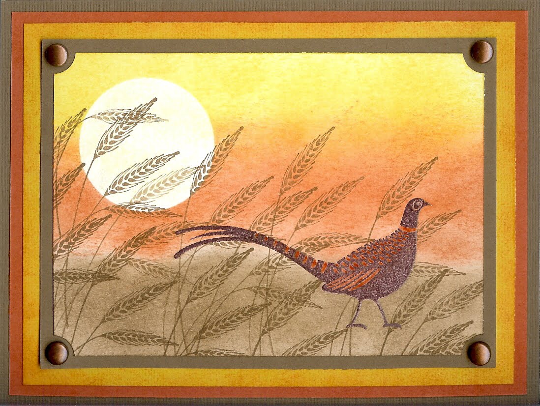 Donna's Designs: Autumn Days Thanksgiving Pheasant