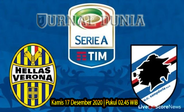 Prediksi Verona vs Sampdoria , Kamis 17 Desember 2020 Pukul 02.45 WIB