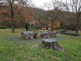 The Shibden Express park bench