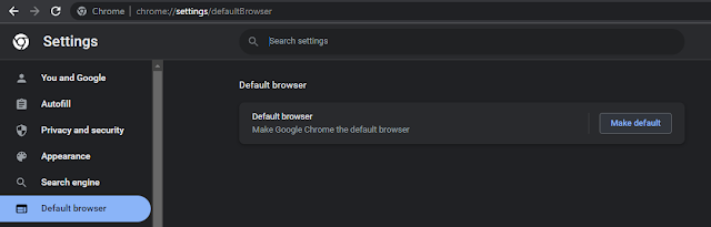 Cara Ganti Browser Default melalui Pengaturan Browser