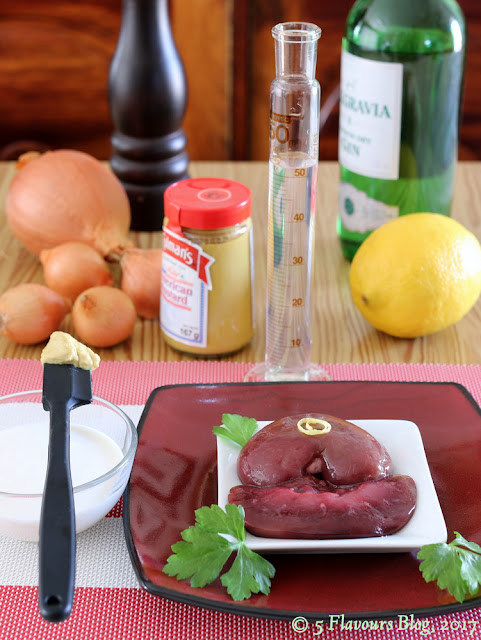 Lamb’s Kidneys & Gin Ingredients