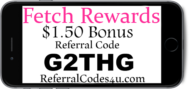 $1.50 Bonus Fetch App Referral Code, Sign up Bonus and Reviews