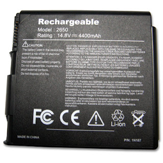 Laptop Battery for Dell 2600 2650 7F948 8F967 8 cell with extras