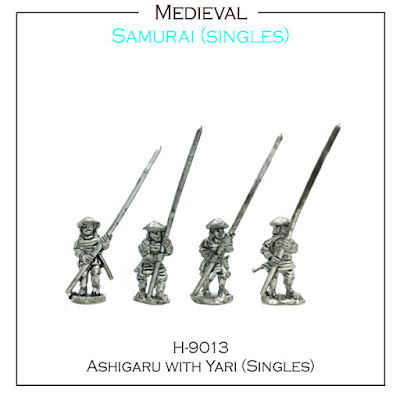 H-9013 Ashigaru with Yari SINGLES