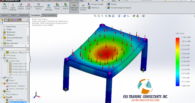 contact sets in solidworks simulation