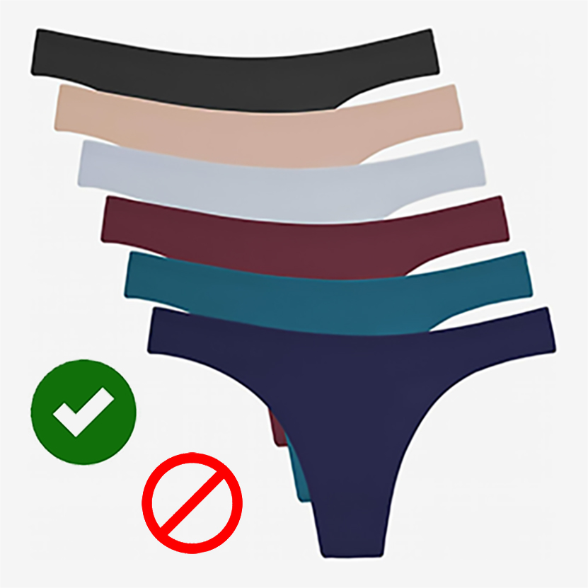 For women: Important information about wearing and wearing off underwear