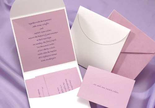 The Purple Mermaid features the finest wedding invitations in all the
