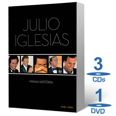 Box Julio Iglesias   Minha História 