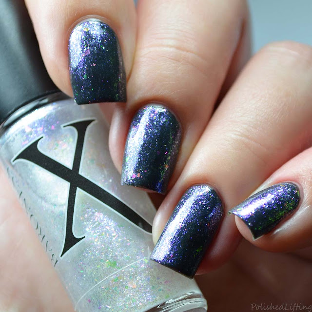 color shifting flakie nail polish topper