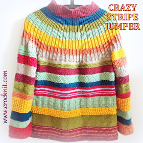 knit patterns, how to knit, knitting patterns, jumper, pullover, sweater, striped, multicolour,