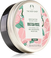 The Body Shop Body Butter Brirish Rose masło do ciała z różanym aromatem