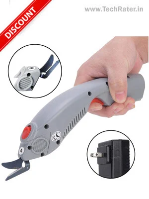 Electric Scissors for Cutting Fabric, Leather, and Cardboard