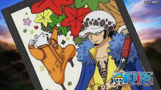 ワンピースアニメ 1056話 アイキャッチ トラファルガー・ロー ベポ ハートの海賊団 | ONE PIECE Episode 1056