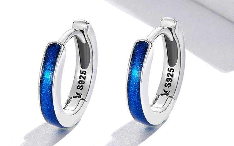 金屬藍調 925純銀耳環