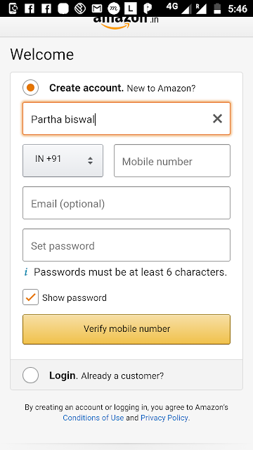 how to create amazon affiliate account in india